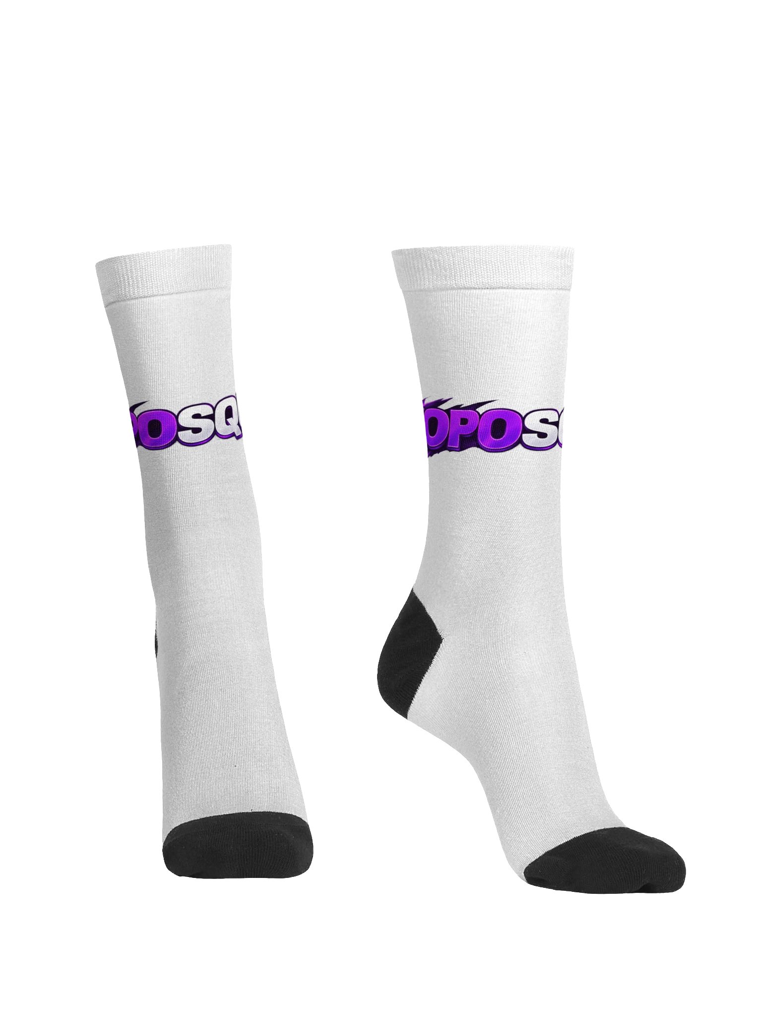 KOPOSQUAD Crew Socks – White product image (2)