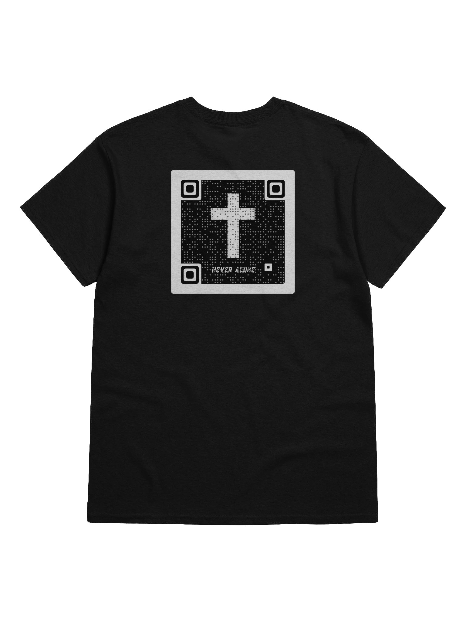 Never Alone QR Code T-Shirt product image (7)