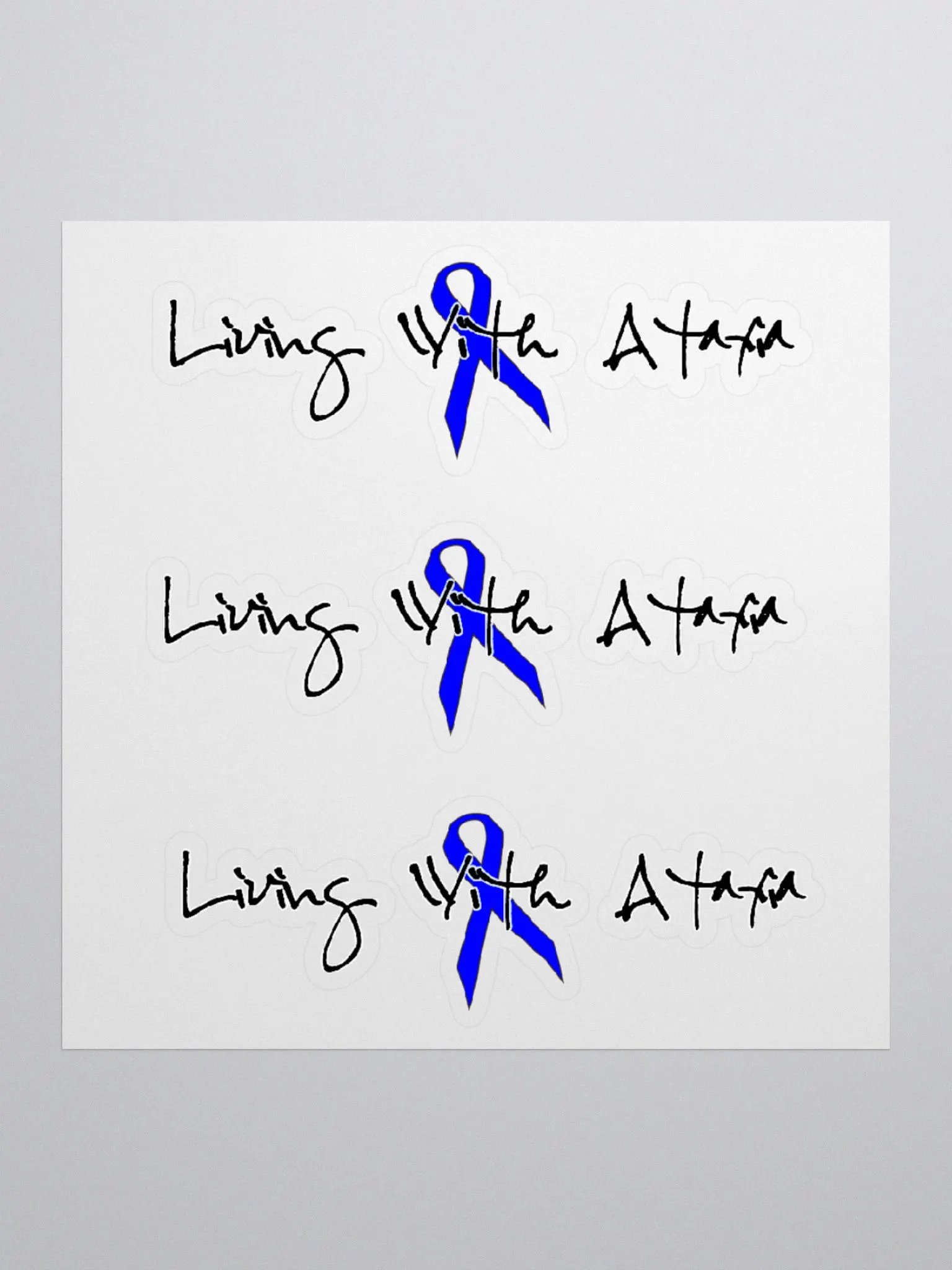 Living With Ataxia Sticker Sheet product image (1)