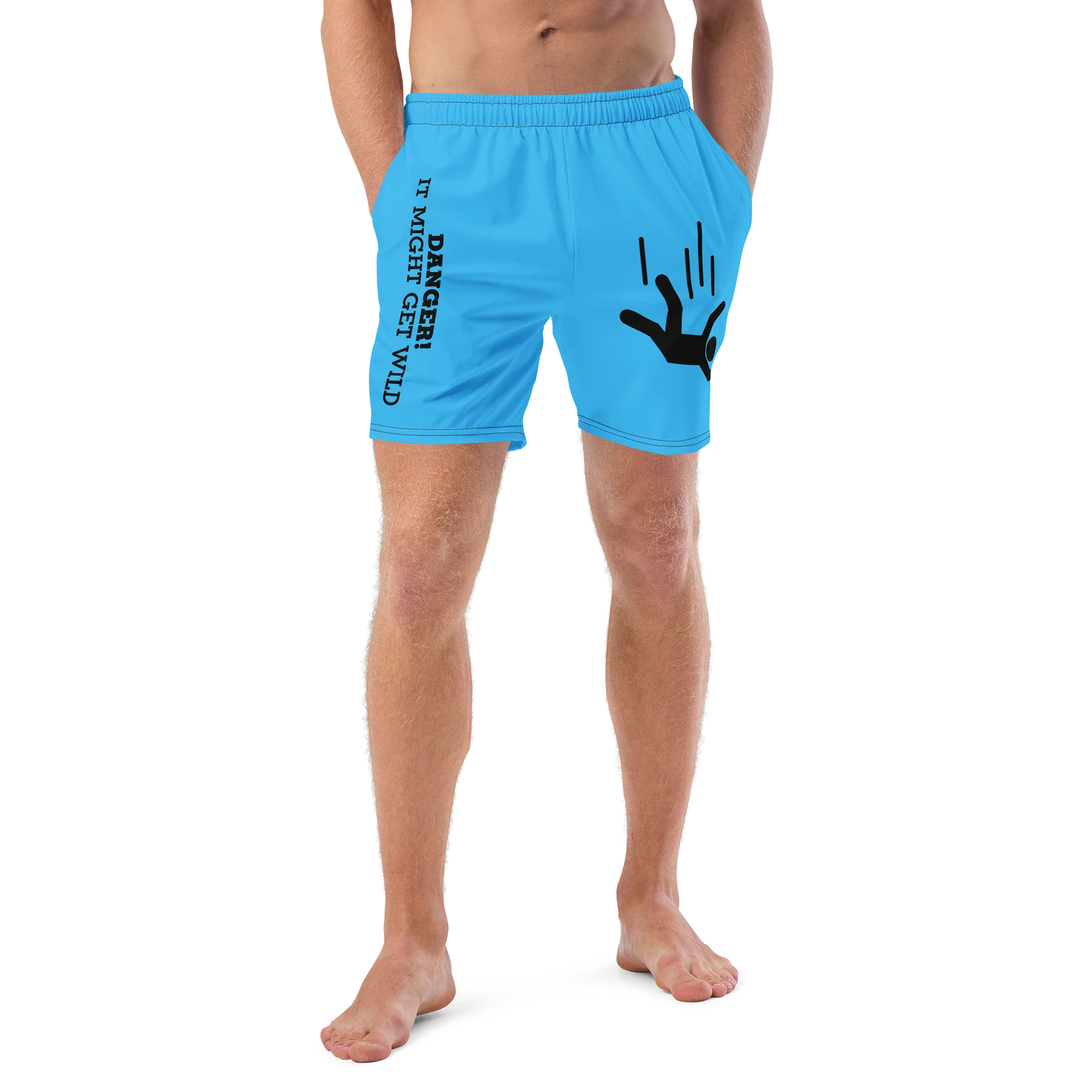 DANGER! - Blue/Black Swim Trunks product image (4)