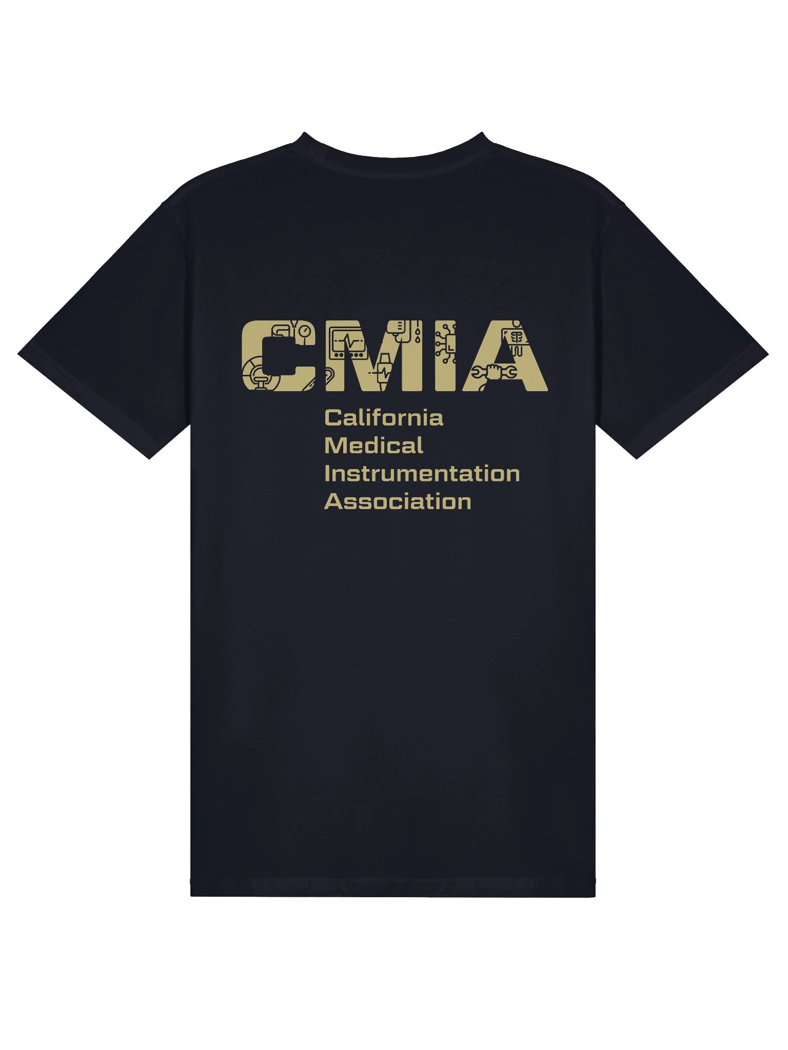 CMIA Dark Premium T-Shirt / Yellow-Gold Graphic — Color Logo product image (2)