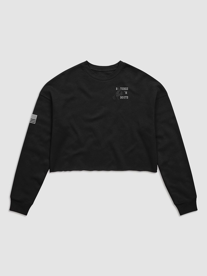 BnB Classic Crop Sweatshirt - White product image (1)