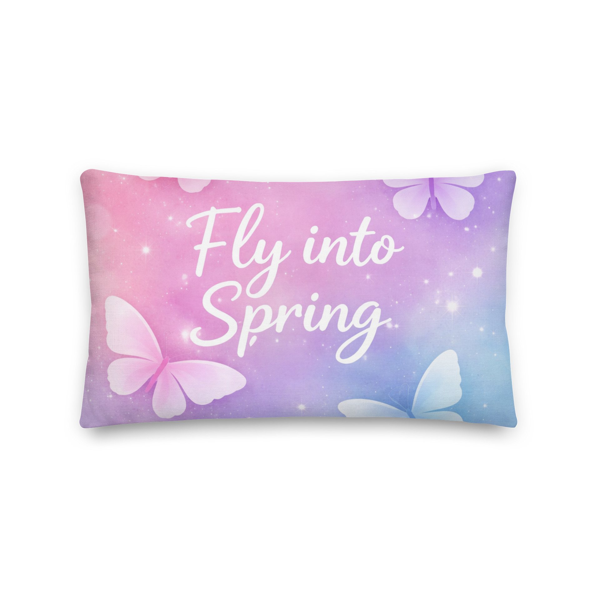 Fly Into Spring Butterfly Decorative Pillow product image (3)