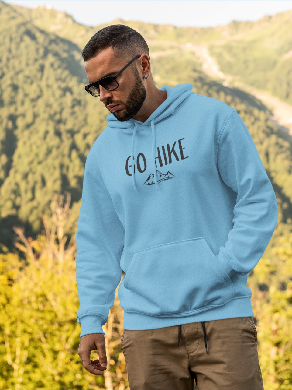 GO HIKE - Heavy Blend Hoodie product image (2)