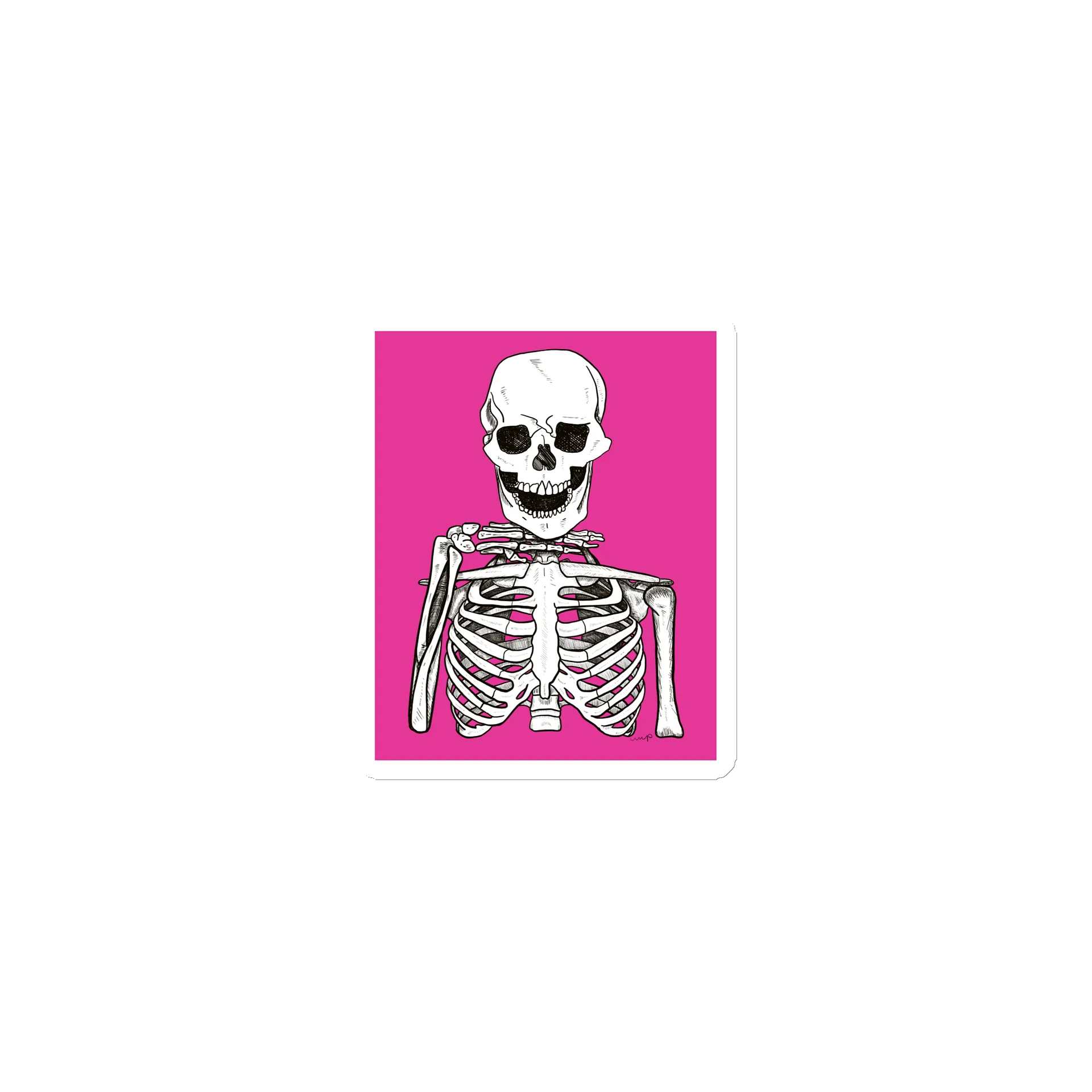 Vivid Skeleton Magnet product image (1)