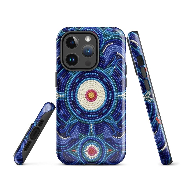 Spirit of the Blue Faux-Beads iPhone® Tough Case product image (3)