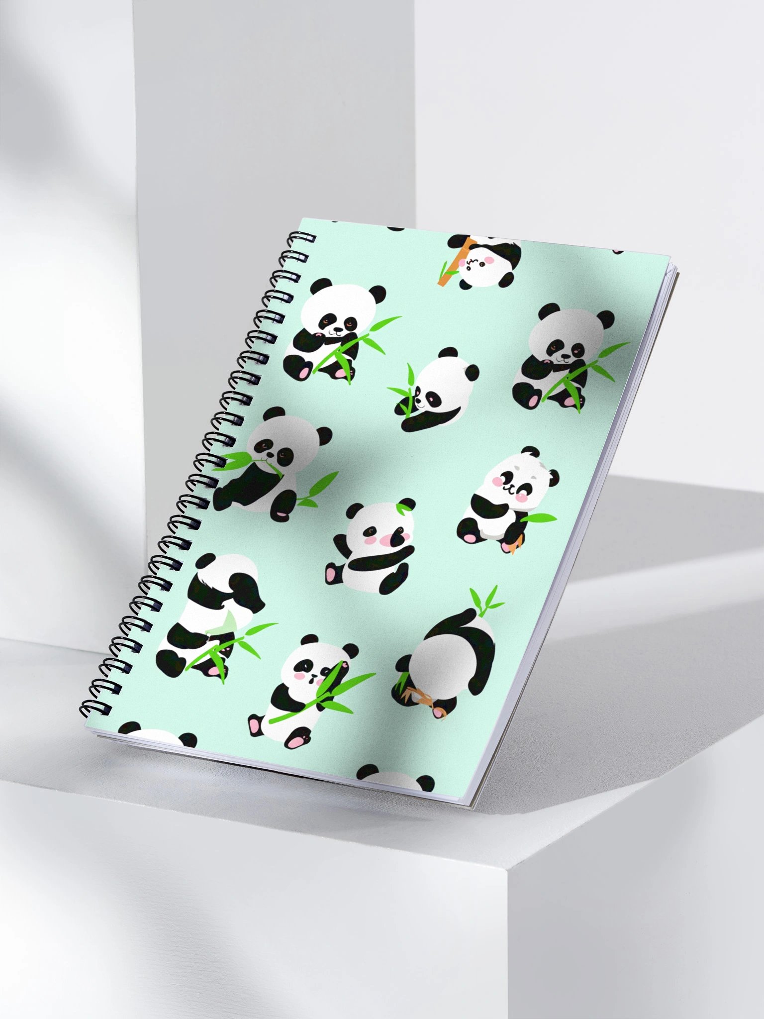 Playful Pandas Spiral Notebook product image (3)