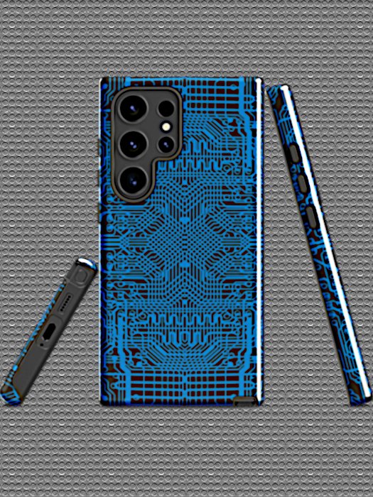 DigiCirc Samsung Galaxy Case – Futuristic Circuit Board Design product image (1)