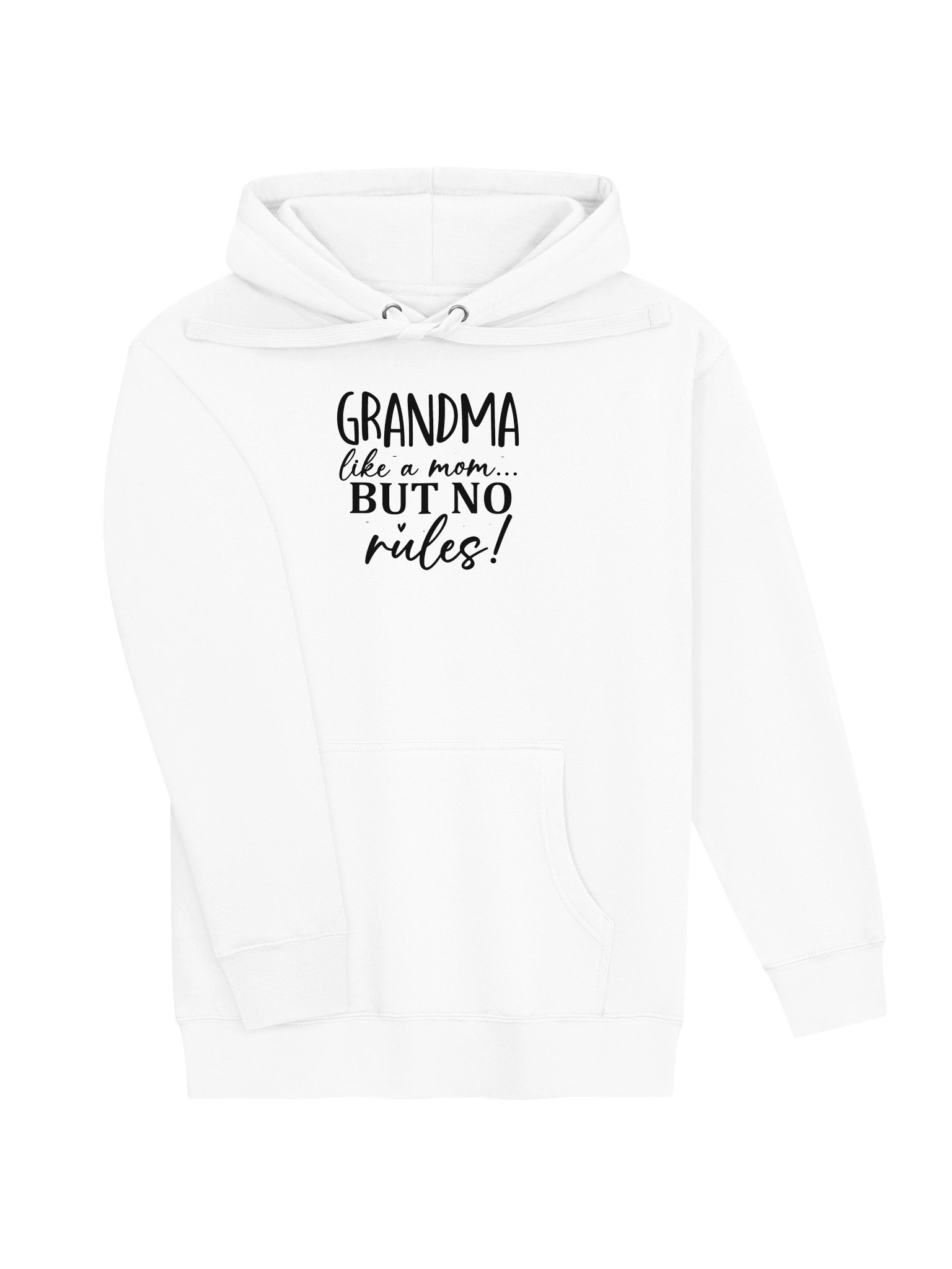 Grandma like a mom but no rules Unisex Hoodie product image (3)