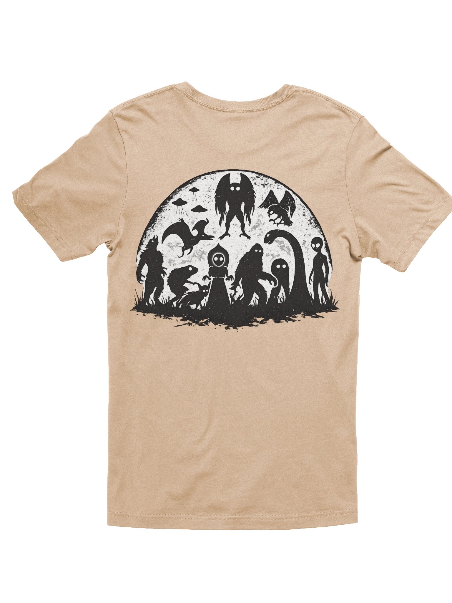 CRYPTID MOON W/ FRONT LOGO SUPER SOFT T-SHIRT (SOLID COLORS) product image (3)