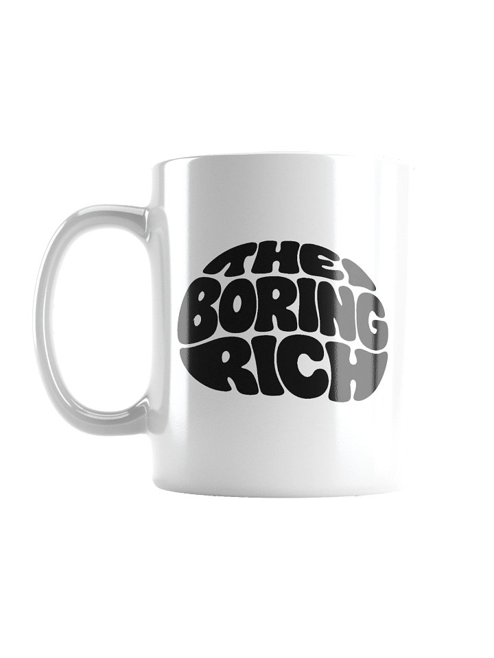 The Boring Rich White Glossy Mug product image (1)