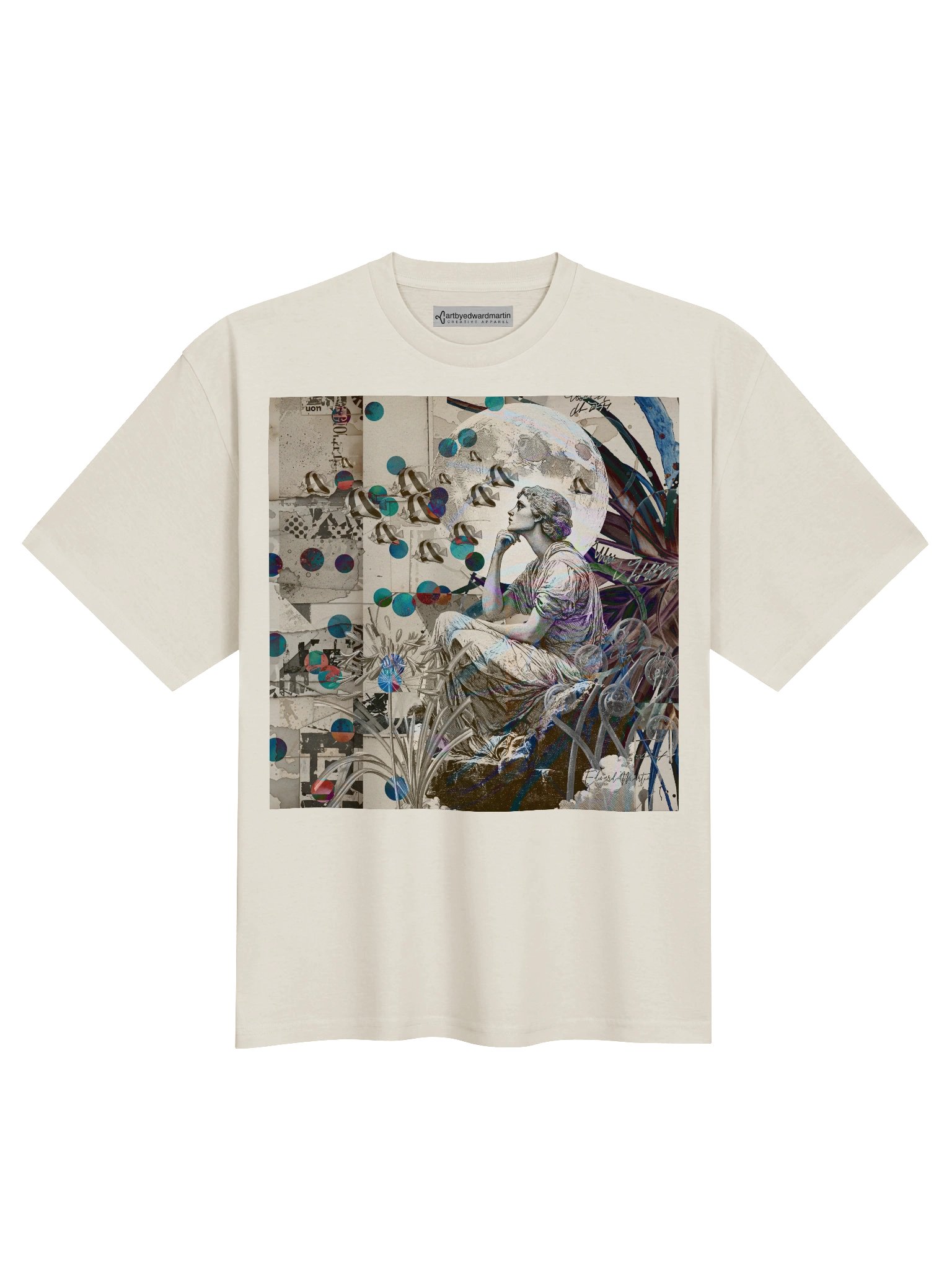 Sueño de Luna (Moon Dream) by Edward Martin Oversized Tee product image (1)