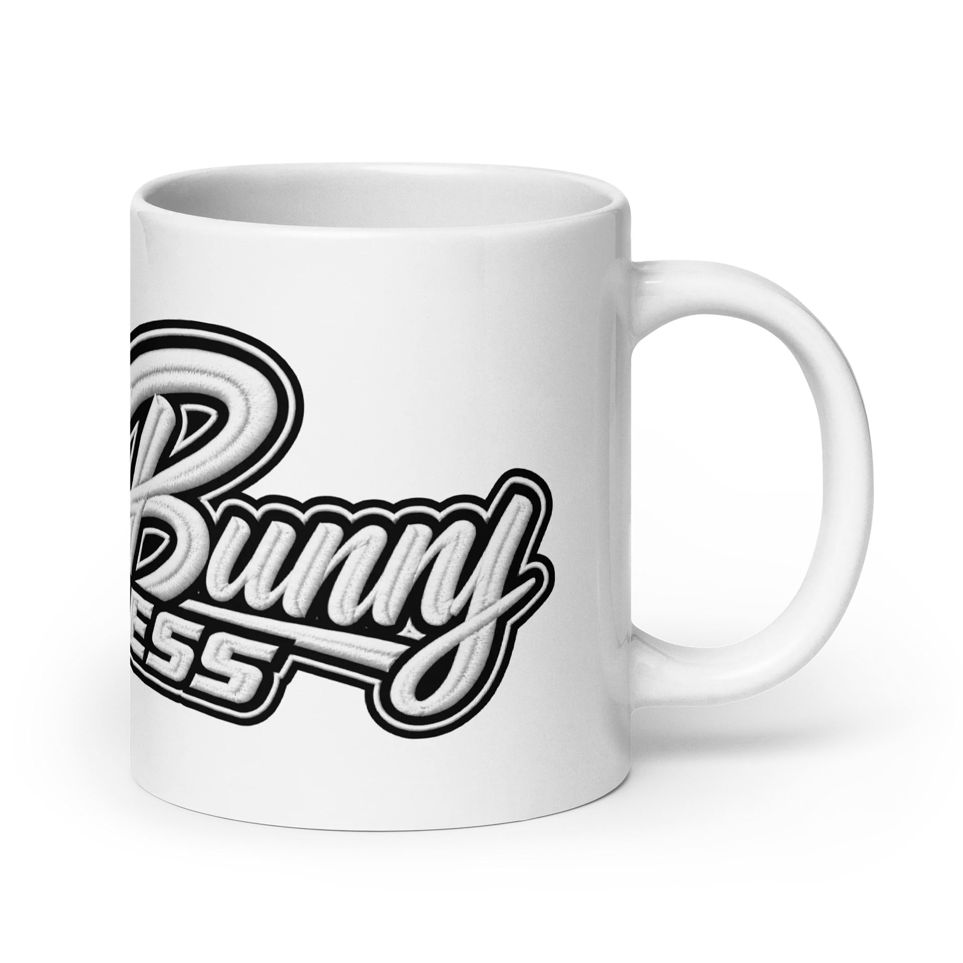 Big enough for the serious coffee drinkers. This 20 oz Beach Bunny Fitness mug is perfect for coffee, tea, or your favorite drink at home, work, or after the gym. product image (1)
