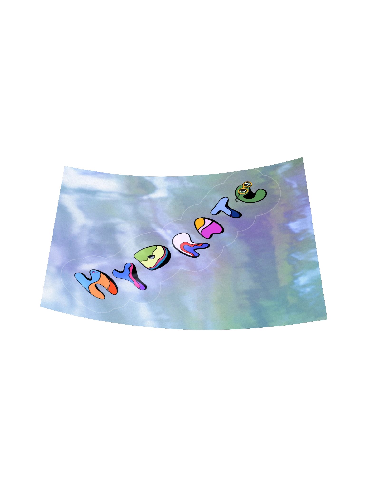 HYDRATE / Kiss-Cut Holographic Sticker product image (6)