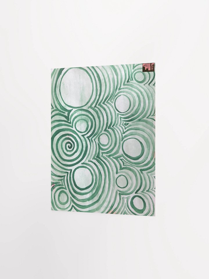 "Green Swirl" Poster Print product image (3)