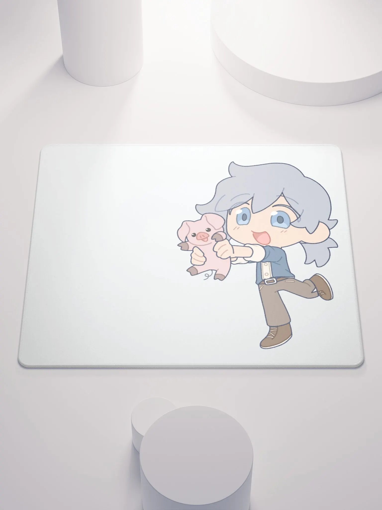 Hosuh with Piggy Gaming Mousepad product image (1)