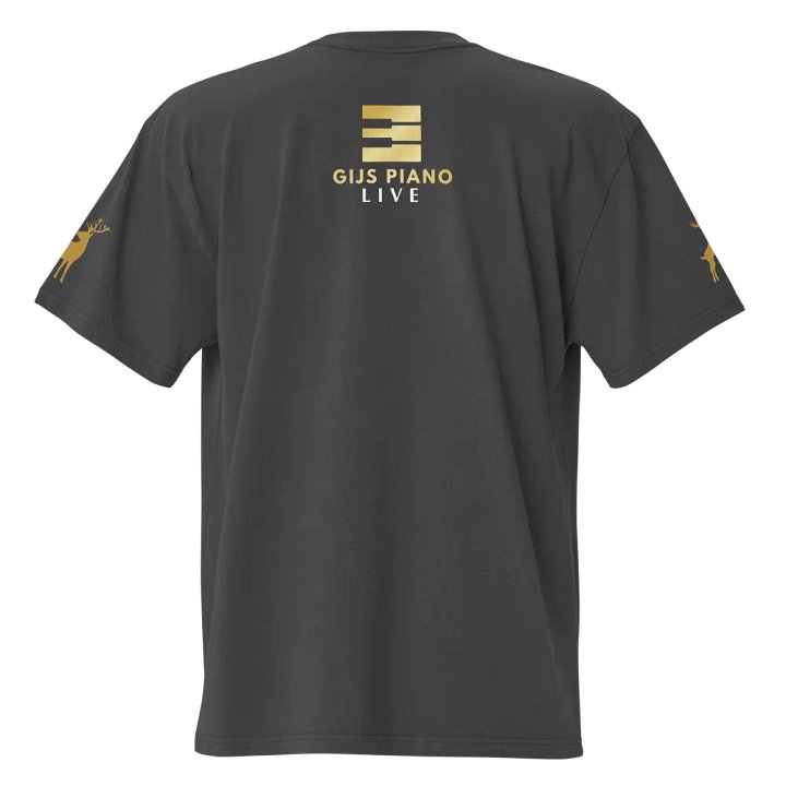 Winter Wonderland - AS Colour Premium Oversized Faded T-Shirt (Gijs Piano LIVE) product image (5)