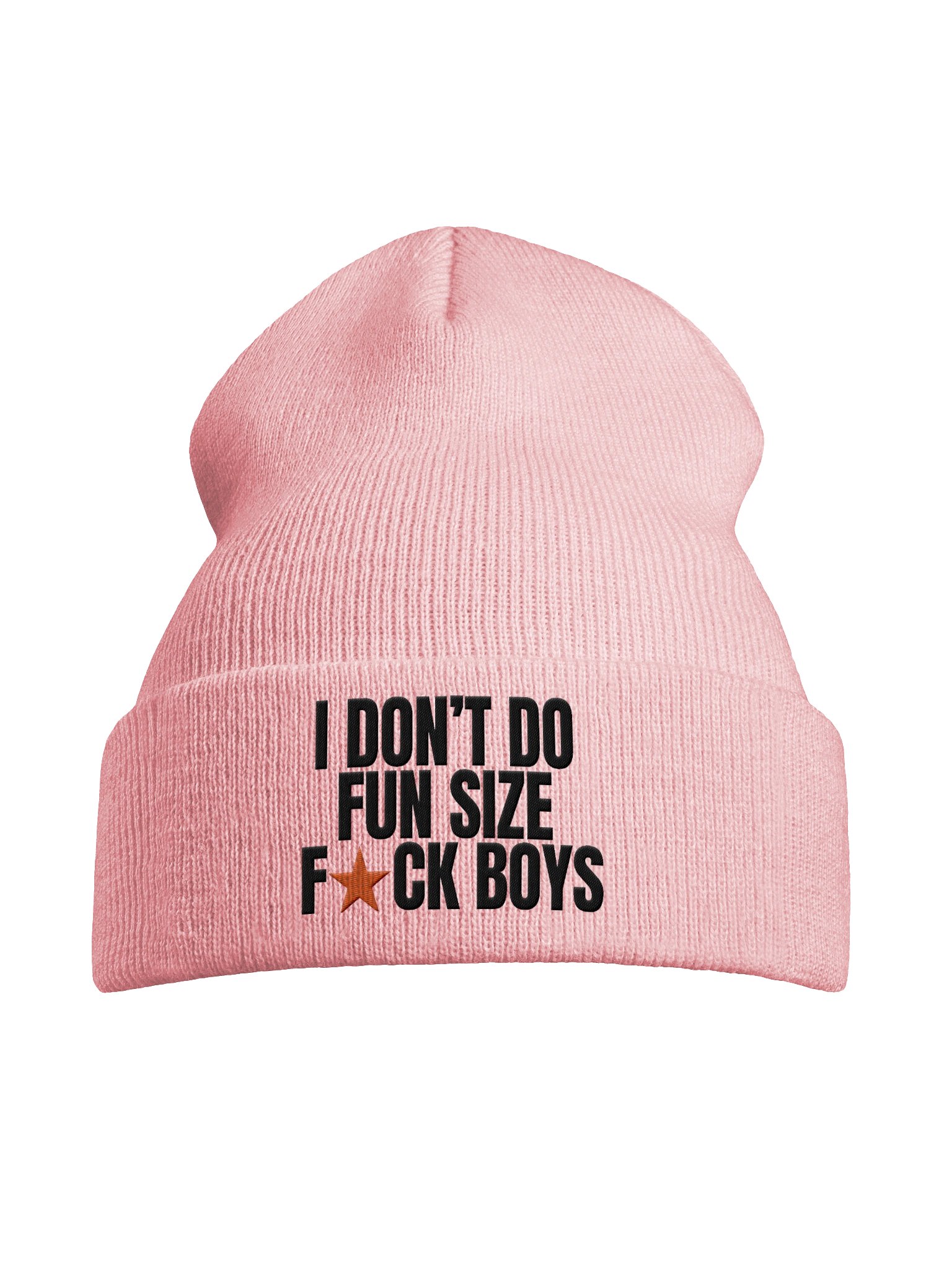 Embroidered Beanie - I Don't Do Fun Size F★CK Boys product image (7)
