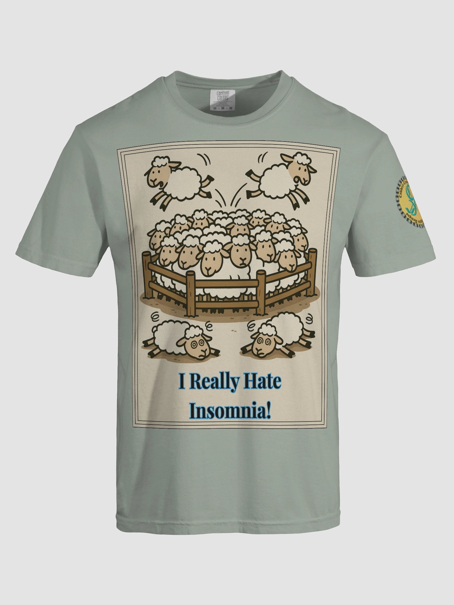 I Really Hate Insomnia (Both) Comfort Colors Garment-Dyed Heavyweight T-Shirt Colors (4) product image (81)