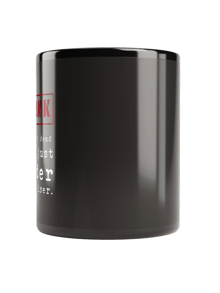PUNK Older and Wiser Ceramic Mug – Black product image (2)