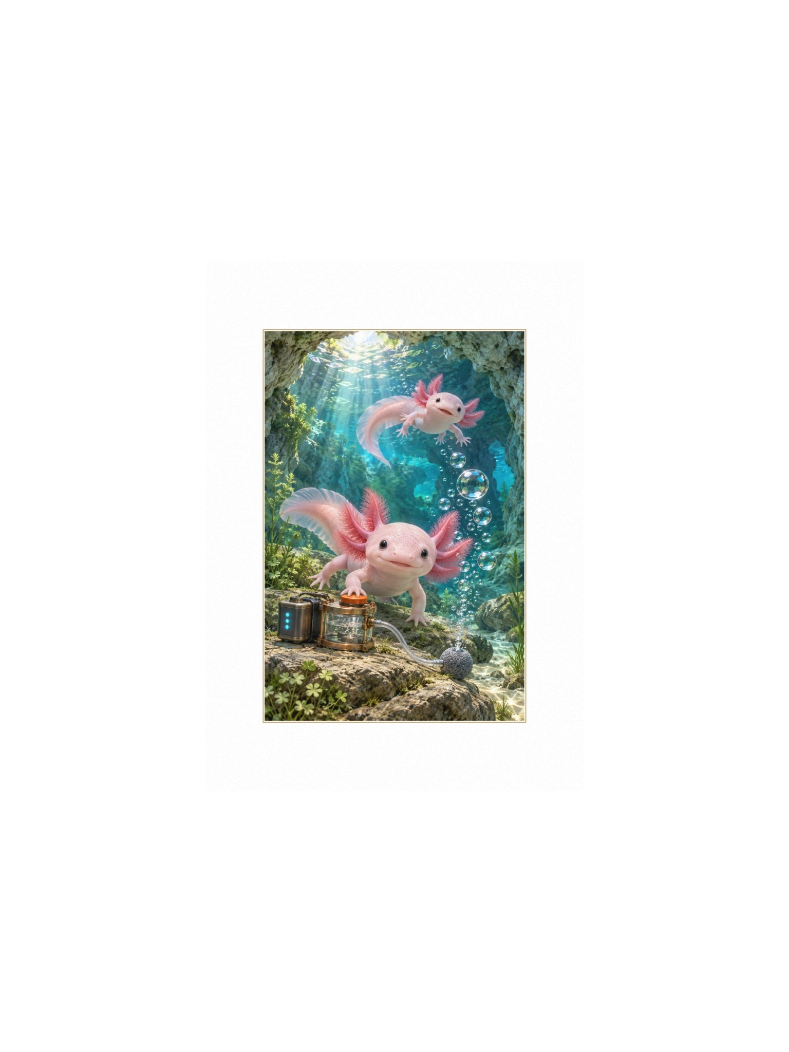 Bubble Buffer Small Art Print product image (1)