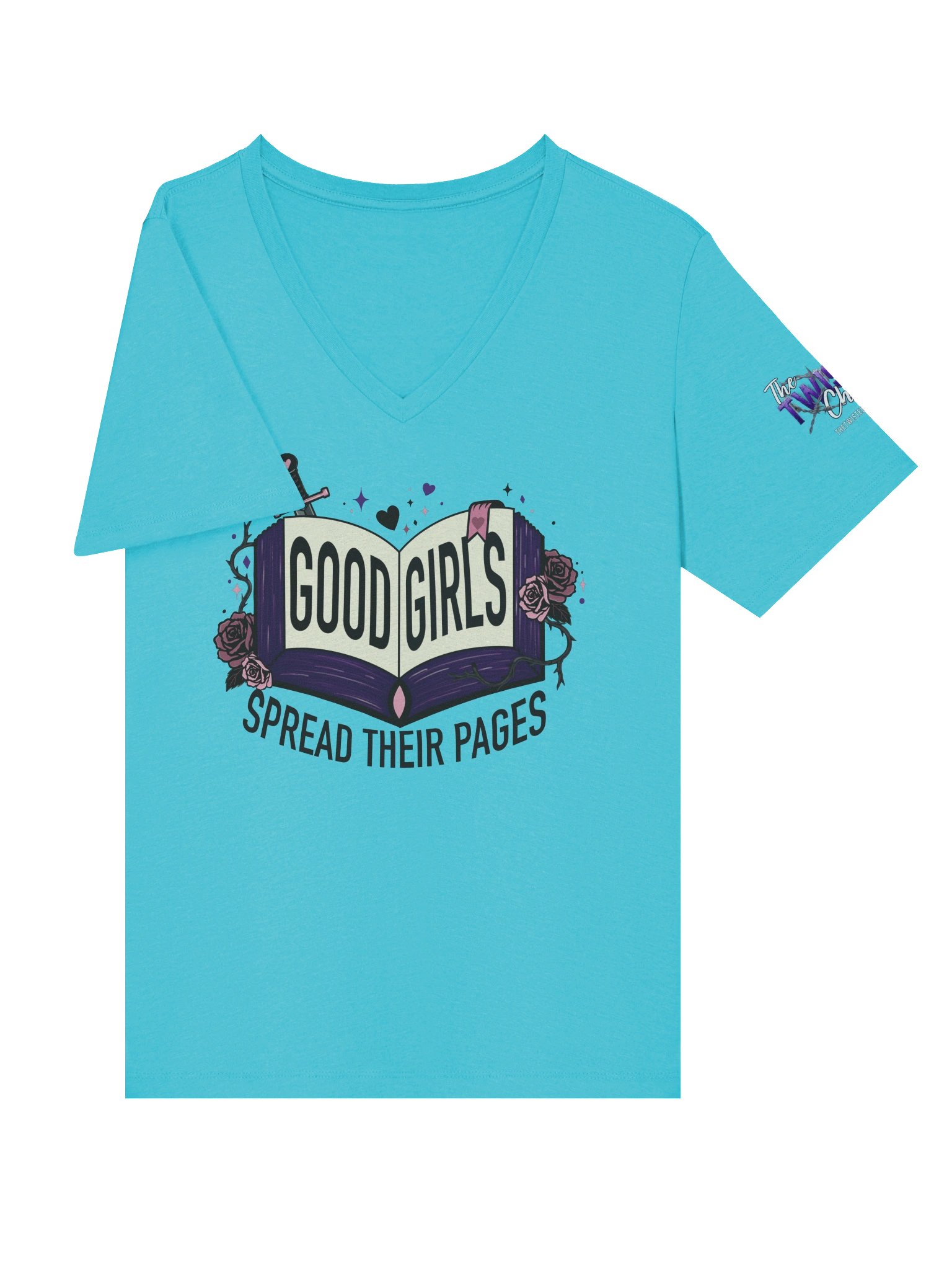 Good Girls Spread Their Pages (Women's V-Neck) product image (38)