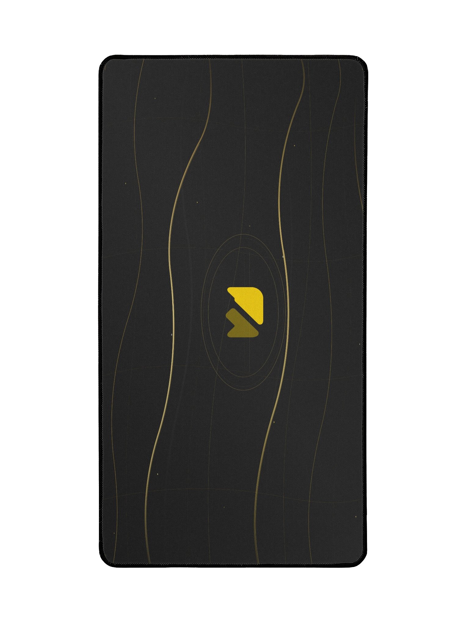 Black & Gold Large Desk Mat 15.5 x 31.5 product image (2)