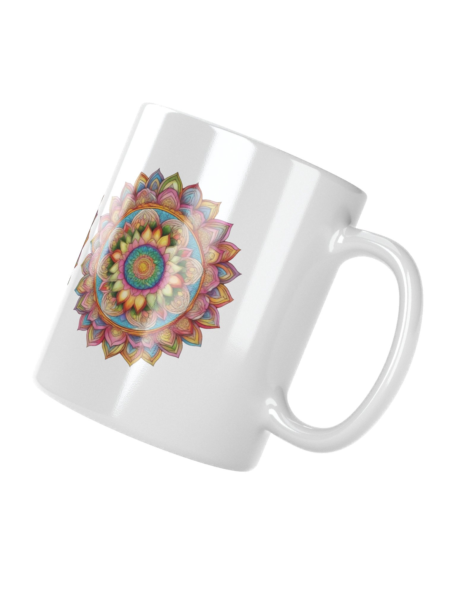 Golden Bloom Mandala - Mug product image (4)