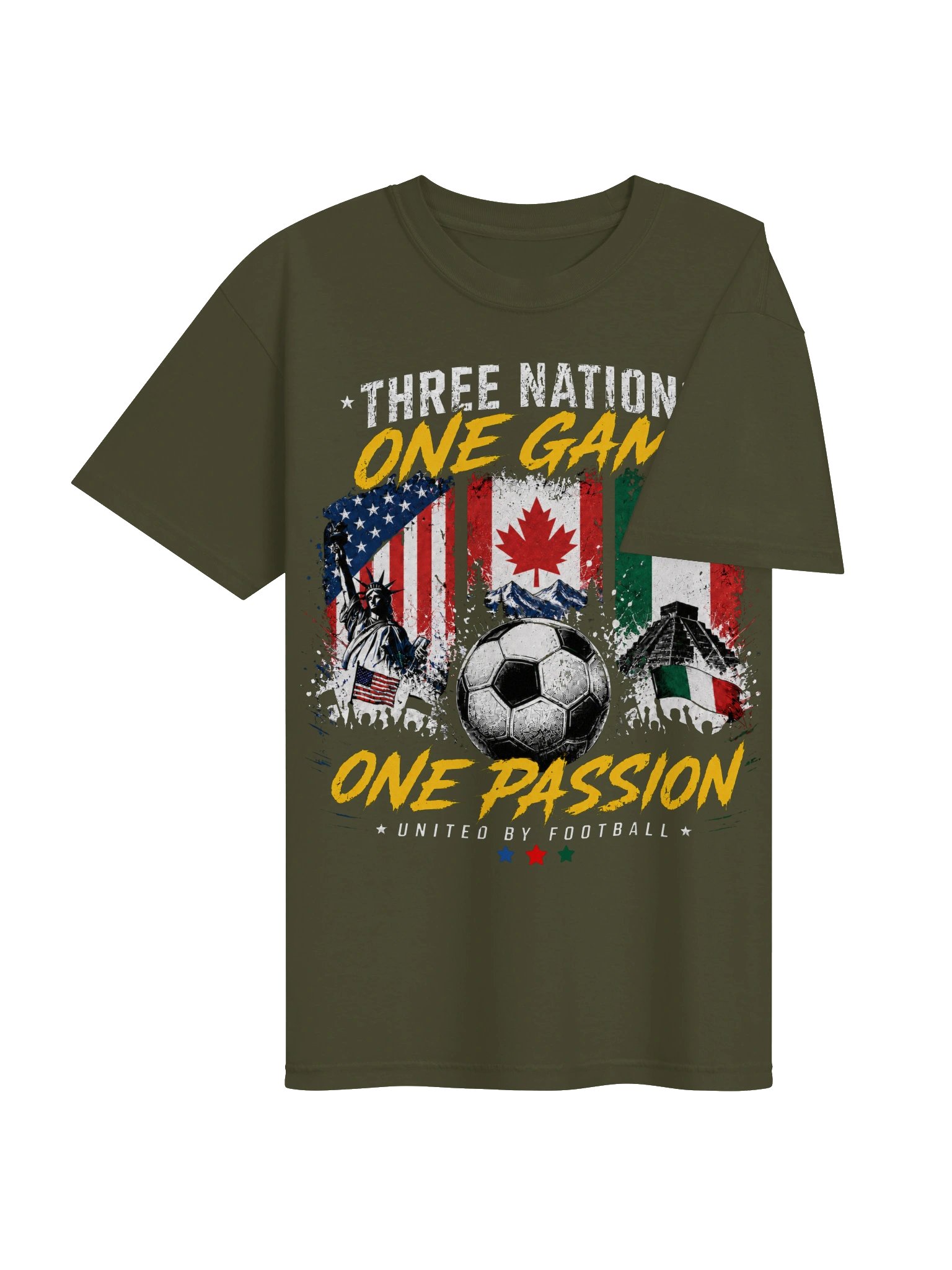 2026 World Cup Soccer T-Shirt – United by Football: USA, Canada, Mexico product image (24)