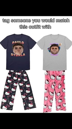 Tag them 🔥🔥

#fyp #trending #viral #football #dybala #messi #pessi #ronaldo #cr7 #funnyclothes 

@leomessi @paulodybala