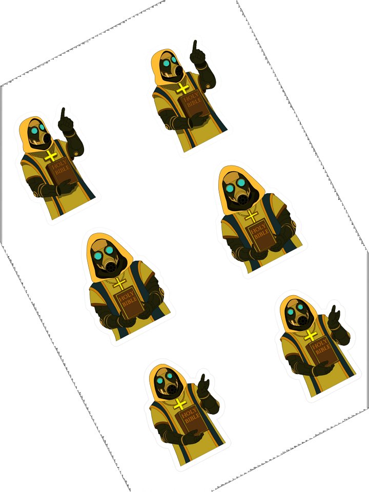 Snas Poses Sticker Sheet - Collection One product image (1)