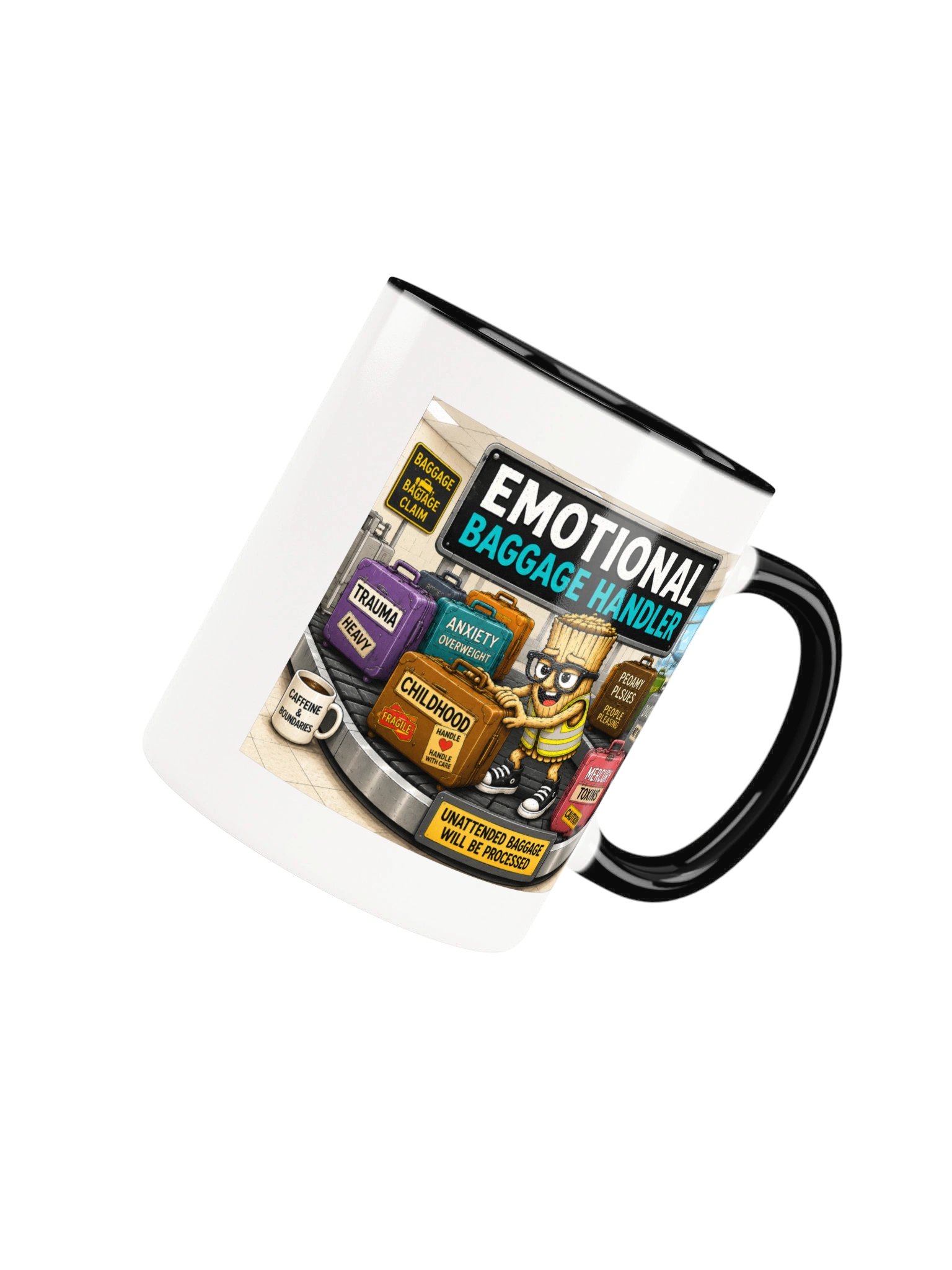Smudgy The Emotional Baggage Handler | Ceramic Mug 11oz or 15oz product image (68)