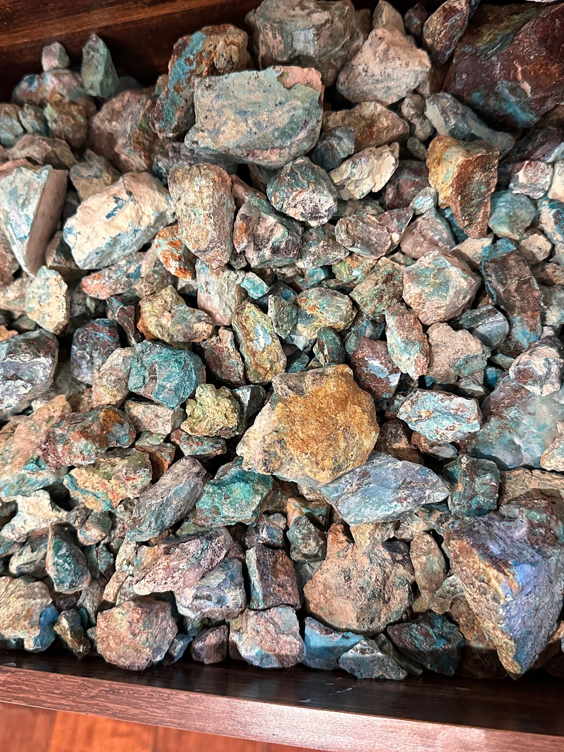 Premium Hand-Sourced Chrysocolla Field Rough product image (1)