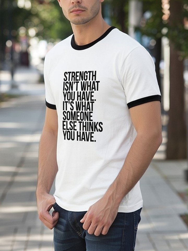 True Strength Ringer T-Shirt product image (1)