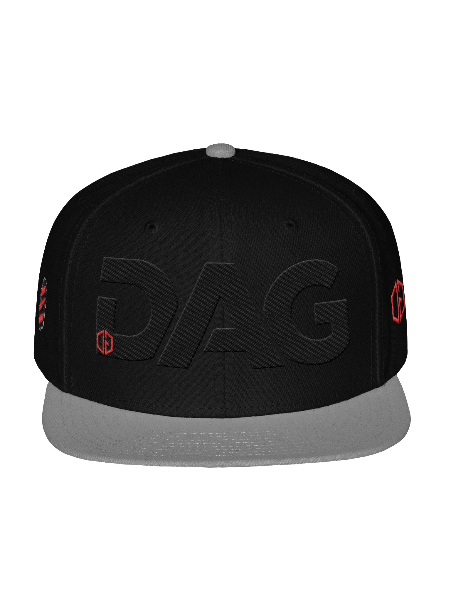 OG DAG Snap-Back Cap Red on Black product image (1)