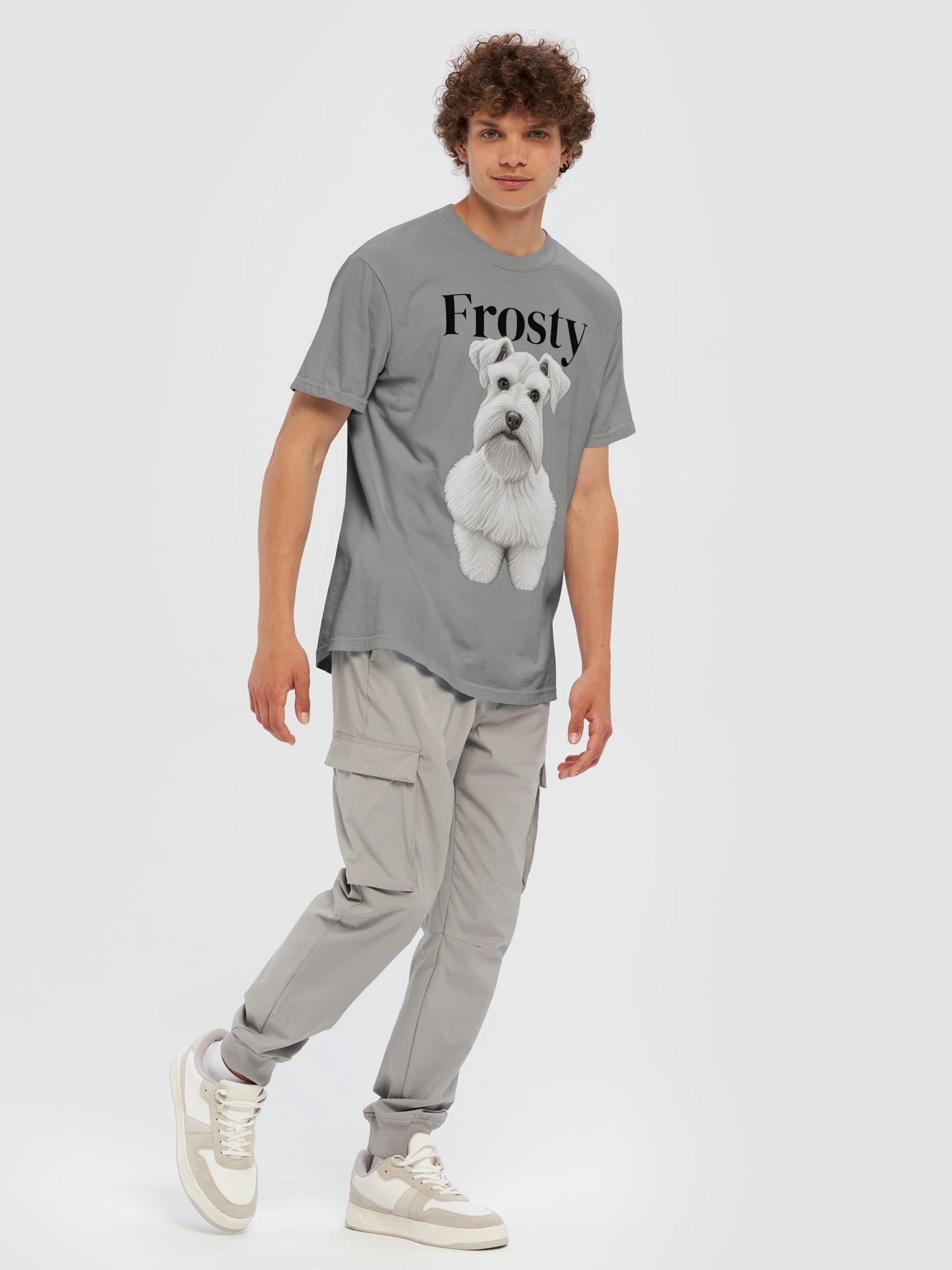 Custom Dog Portrait T-Shirt – Personalized Pet Photo & Name Tee product image (7)