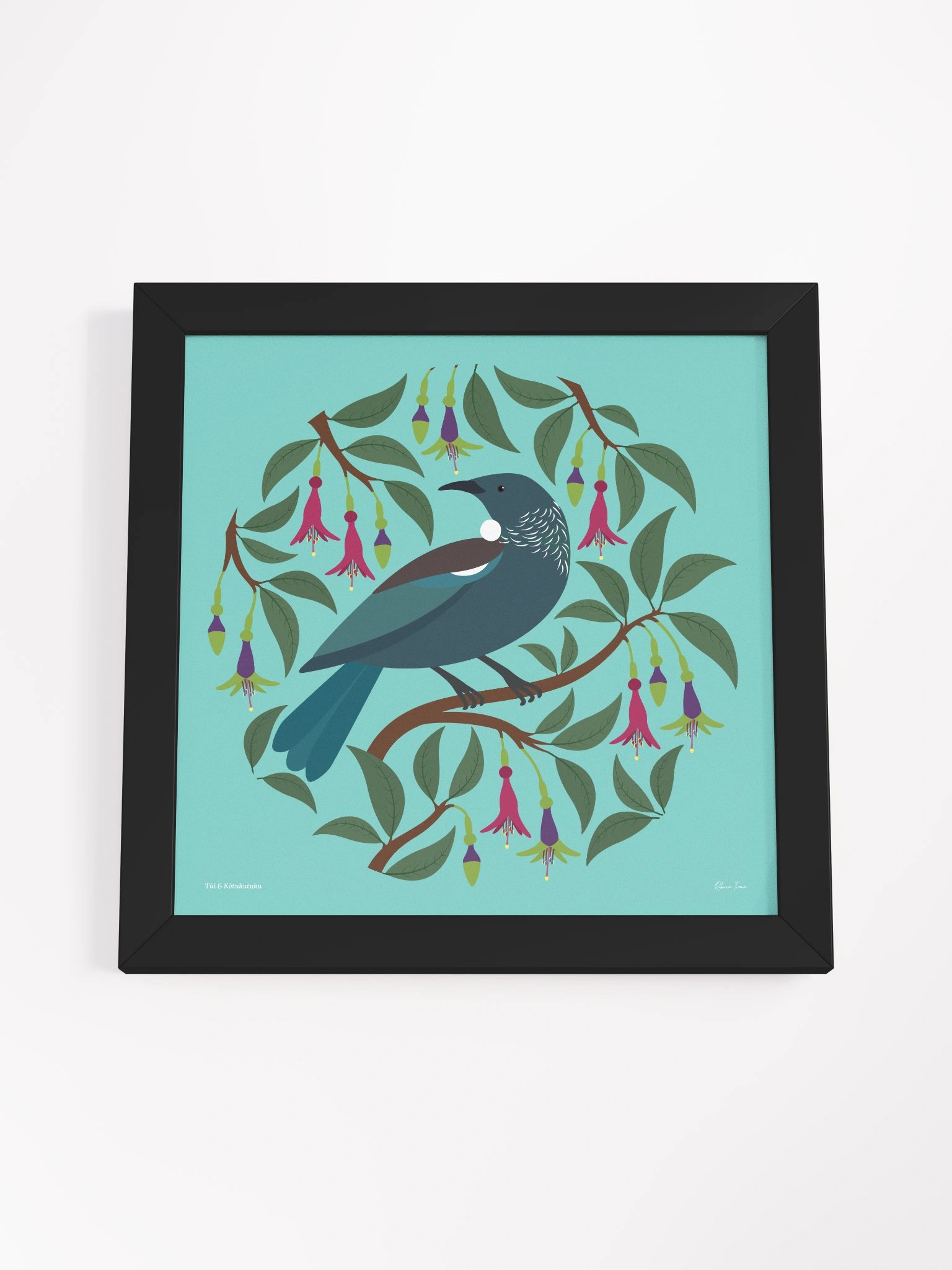 Tūī in Kōtukutuku Framed Wall Art product image (4)