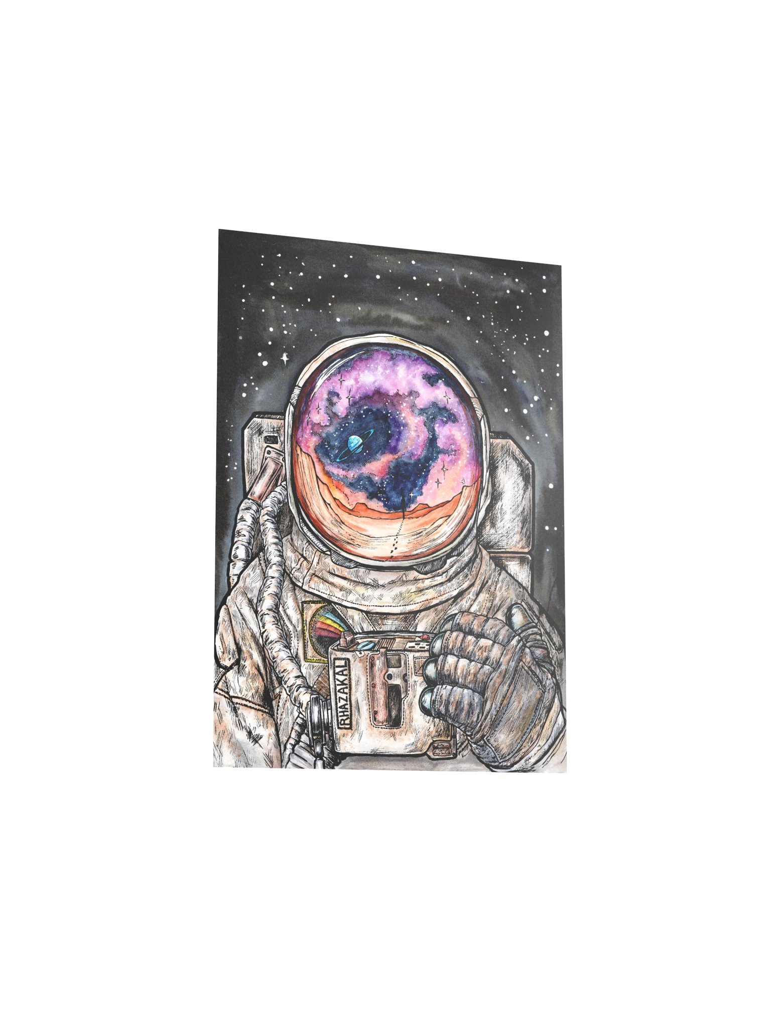Beyond the Visor — Rhazakal Enhanced Matte Art Print product image (3)