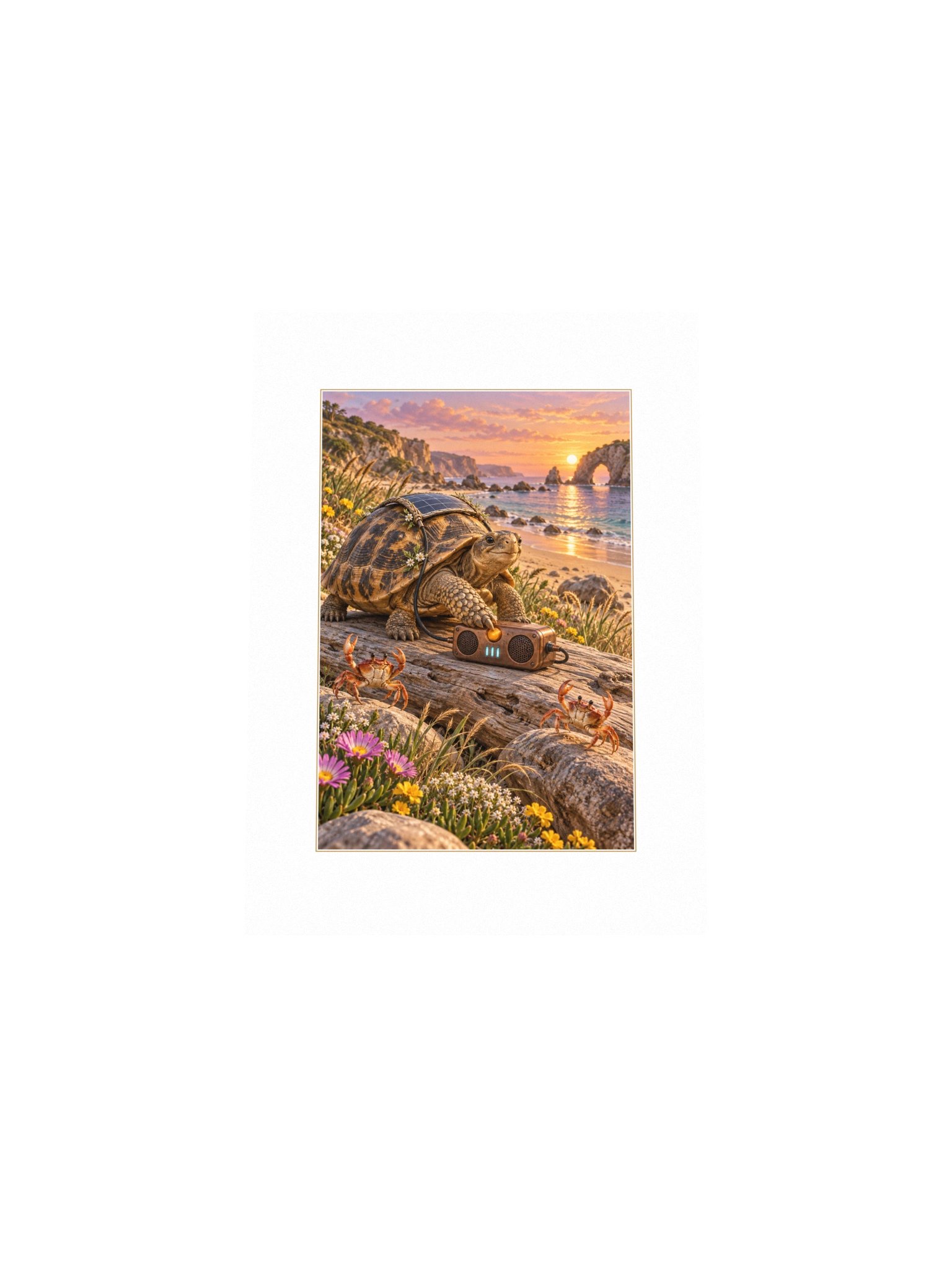 Shell Tracks Small Art Print product image (4)