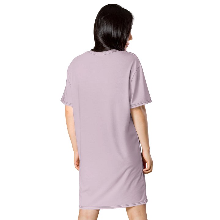 Oversized T-Shirt Dress - Gentle Pale Twilight, Sizes 2XS-6XL product image (2)