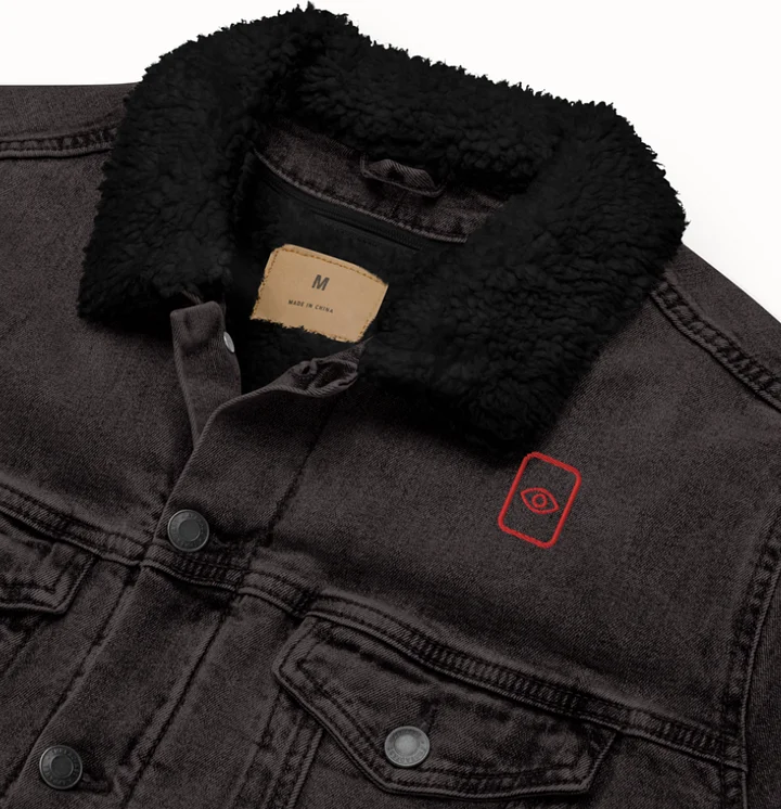 EyeSeeThru Logo Sherpa Denim Jacket product image (1)