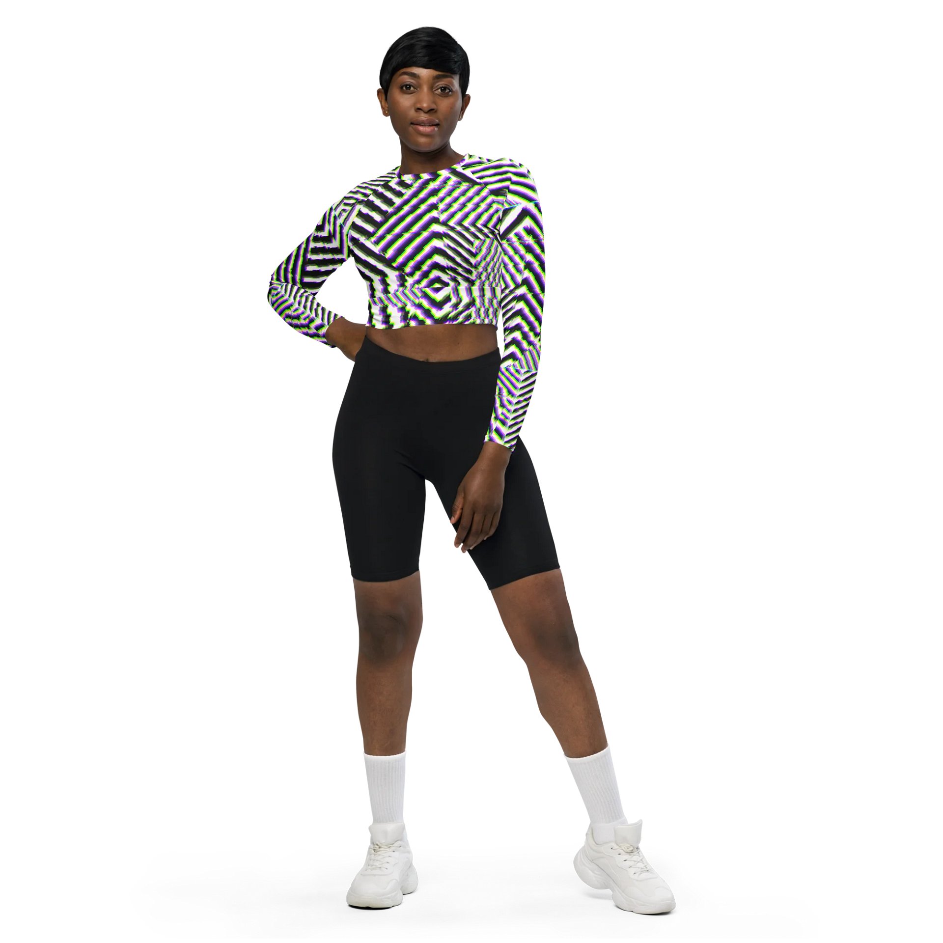 Razzle Dazzle - Long Sleeve Crop Top product image (1)