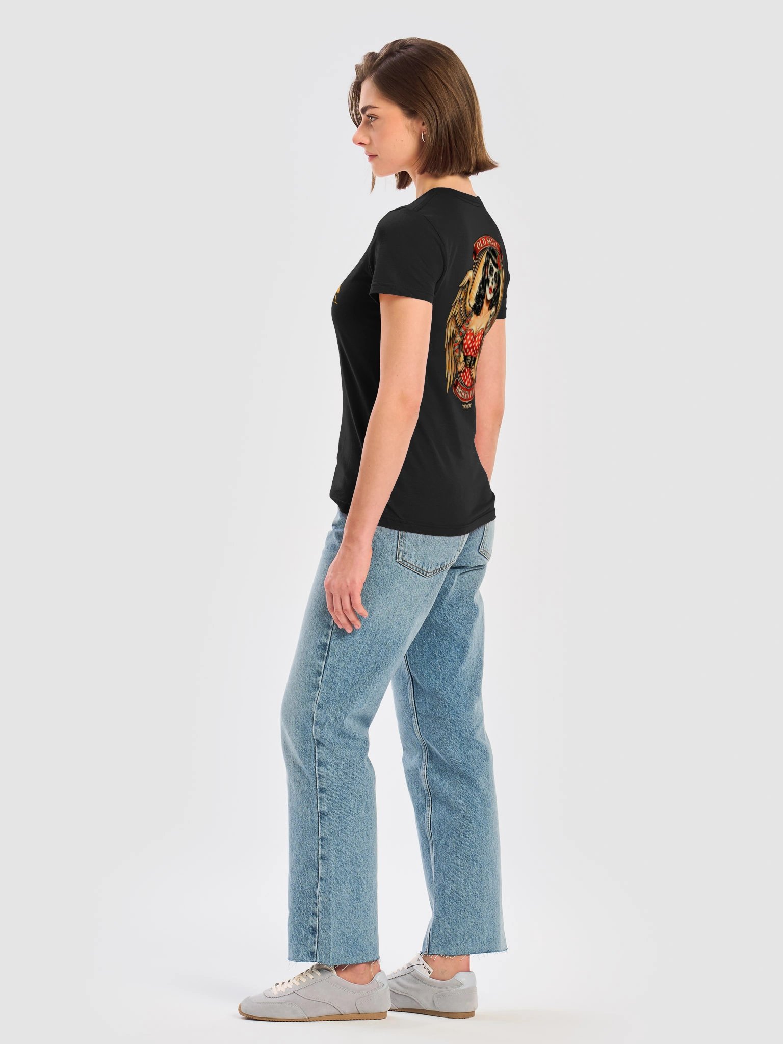 Broken Peach – Old Skull Halloween T-Shirt II product image (8)