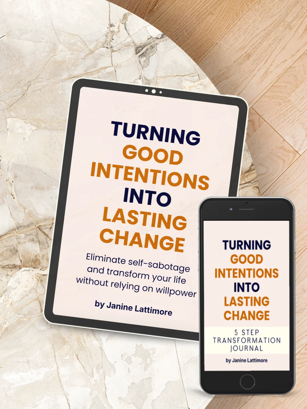 Turning Good Intentions into Lasting Change - Ebook + Journal product image (1)