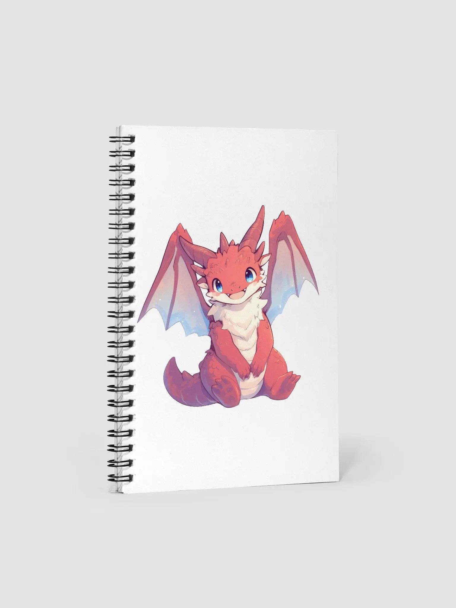 Spiral Notebook | Cute Happy Dragon product image (1)