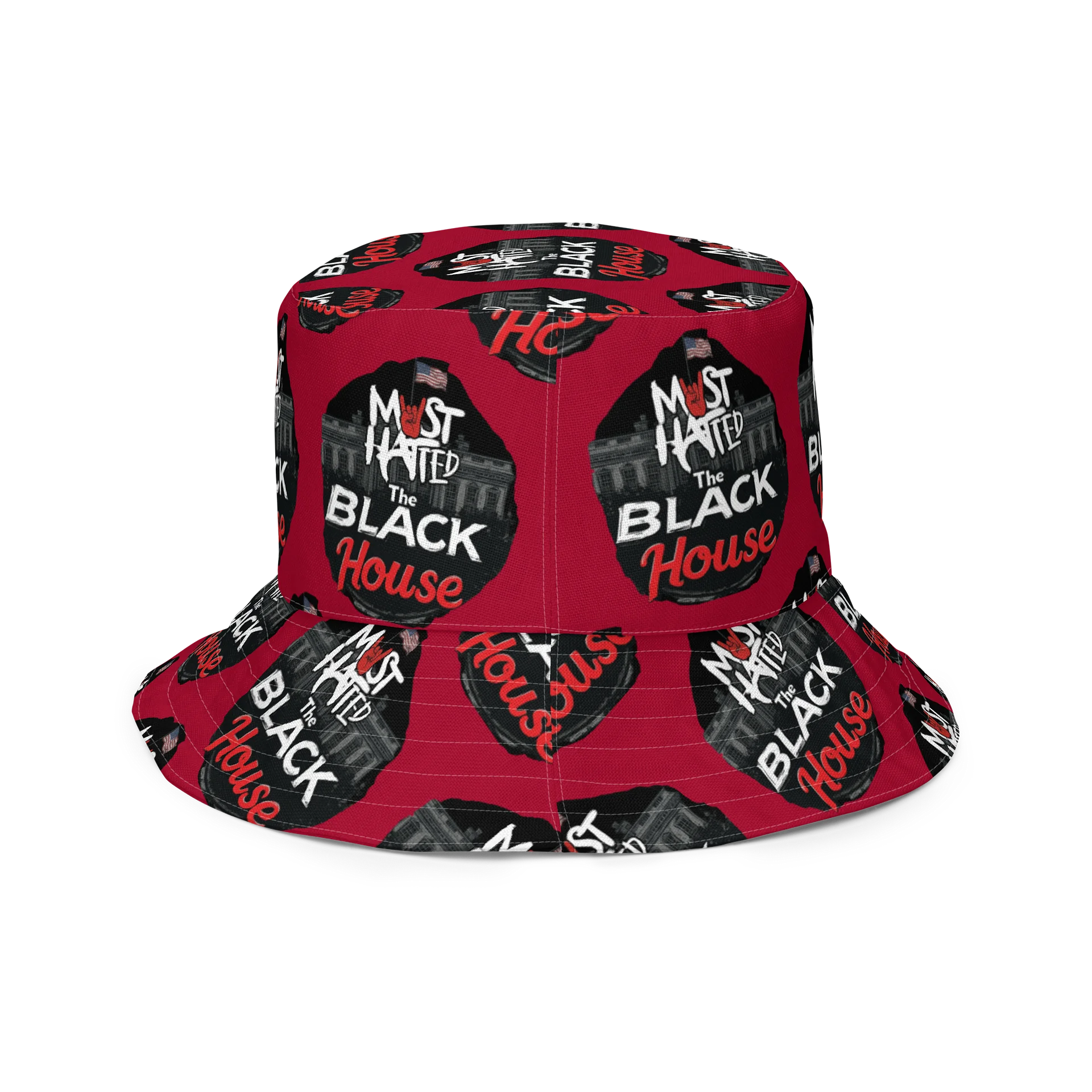 most hated Grid Reversible Bucket Hat — S.P.N product image (6)