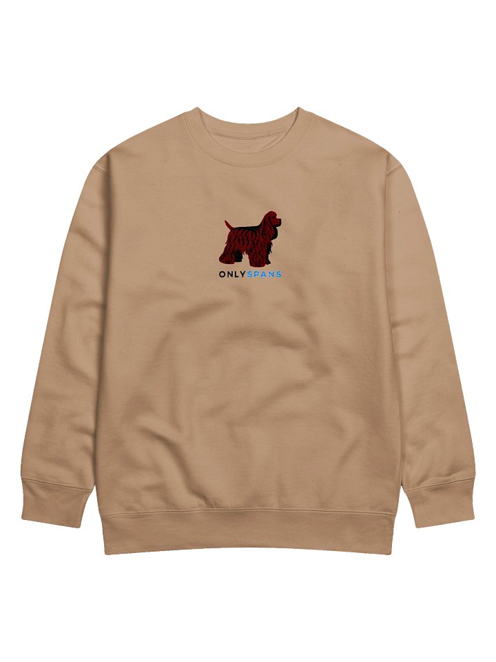 Only Spans Sweatshirt (Embroidered) of an American Cocker Spaniel(Liver) product image (6)