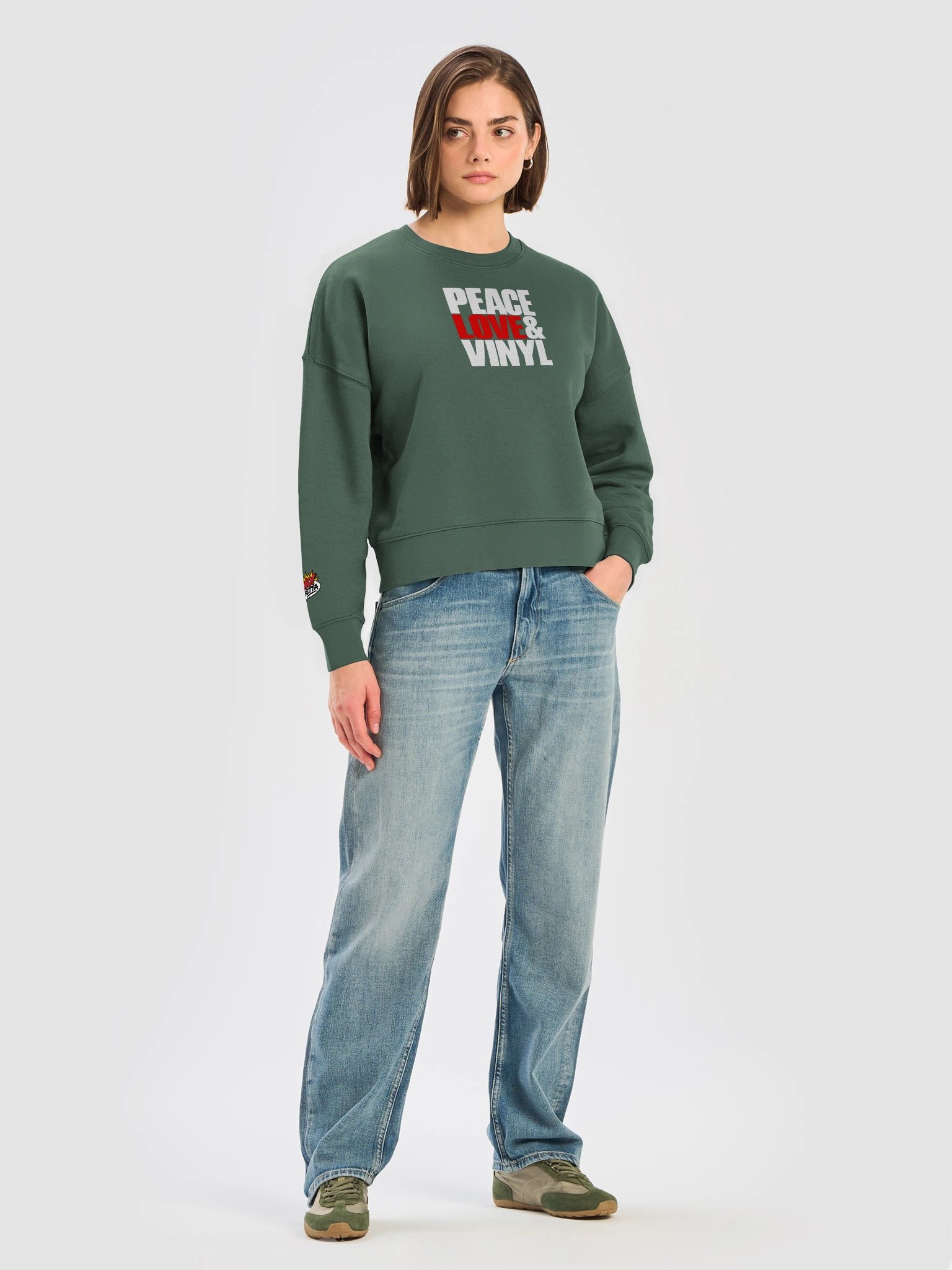 PLV WOMEN'S SWEATSHIRT - WHITE LETTERS product image (5)