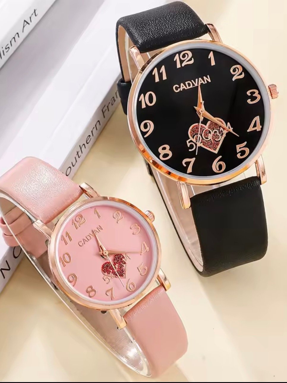 Top Luxury Brand Couple Watch For Women Men Clock Male Calendar Love Dial Quartz Wrist Watches Leather Ladies Man Watch no box included product image (3)