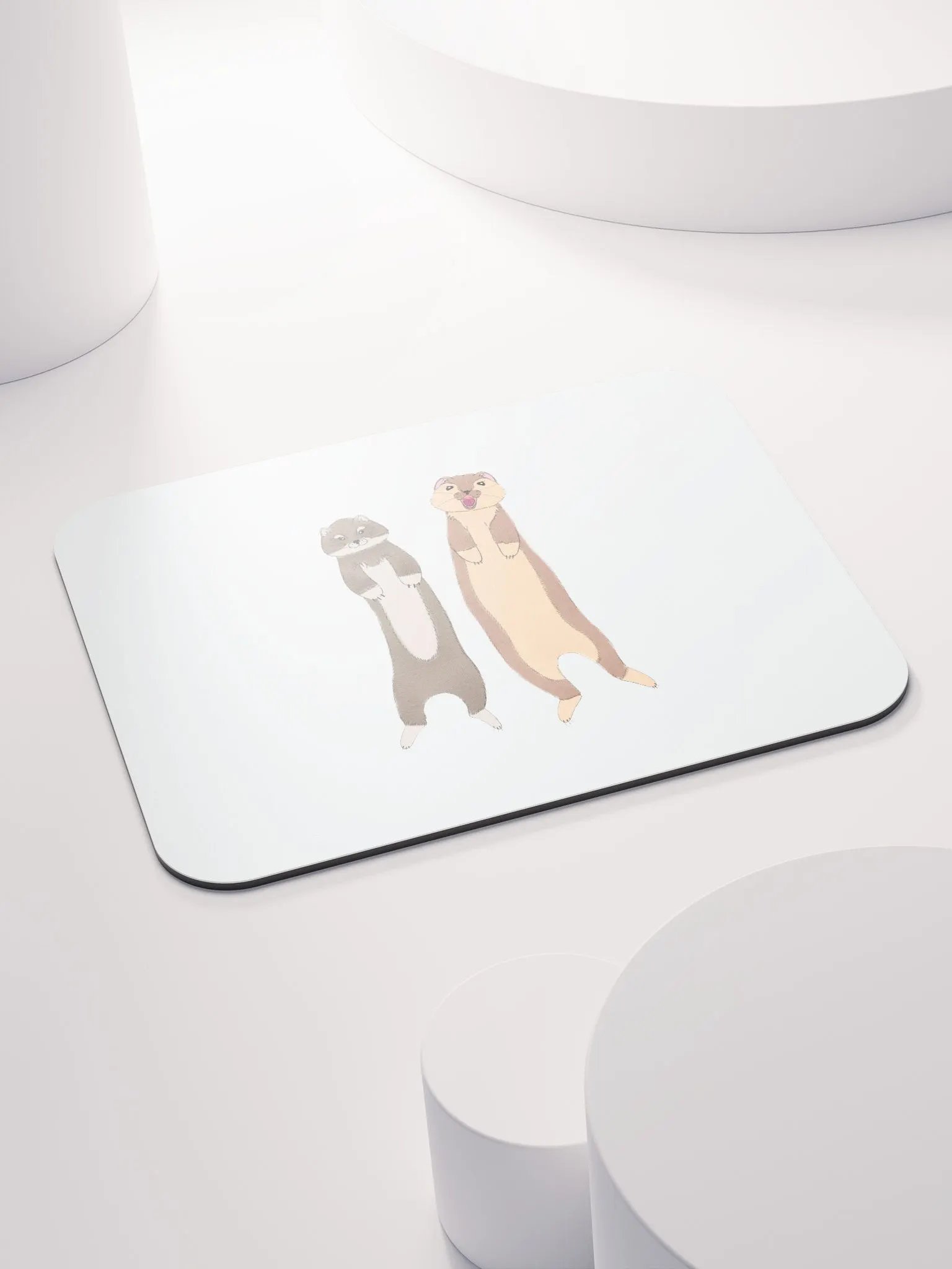 Cute Stoats Mouse Pad product image (4)